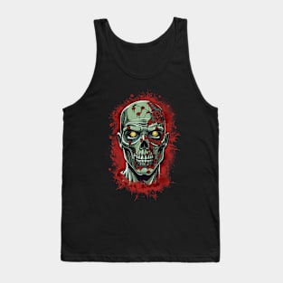 Zombie and Rose Tank Top